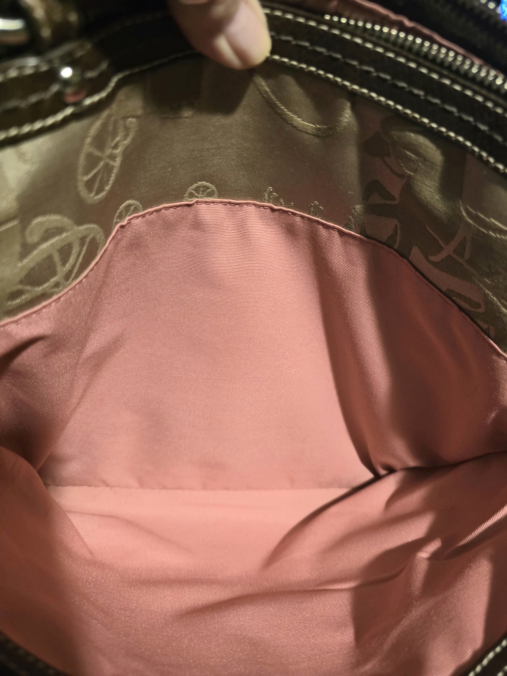 Vintage Coach Satin Carriage Shoulder Bag 2009 - Picture 7 of 8